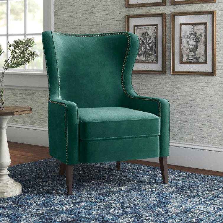 Willa Arlo Interiors Ashbaugh Velvet Wingback Chair Reviews